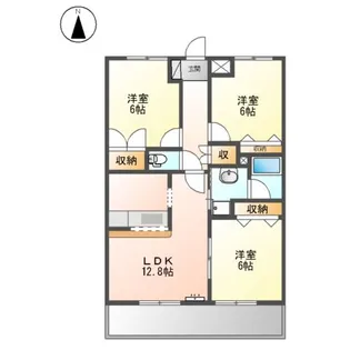 スプリングデイハイツ【1階】の間取り