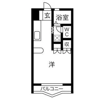 パインリーフ北郷【1階】の間取り