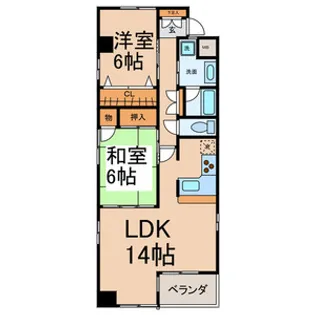 SEJOUR728【505号室号室】の間取り