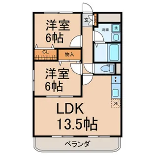 セントリア21【301号室号室】の間取り