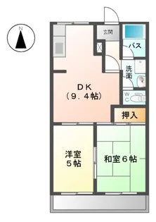 アーバンハイムサカイA棟【00203号室】の間取り