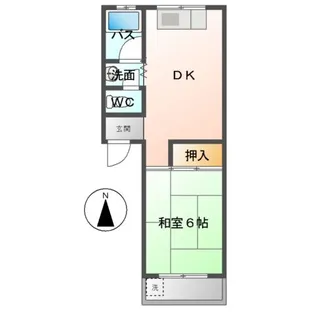 シャルマンパレスUⅠ【00202号室】の間取り