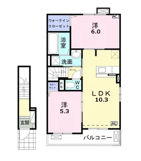 向日葵の和 Ⅰ【2階】の間取り