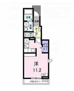 CLEMENTE(クレメント)【1階】の間取り