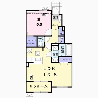 コンフォート856 Ⅱ【1階】の間取り