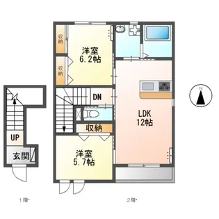 UTOPIA MIZUHO A【2階】の間取り