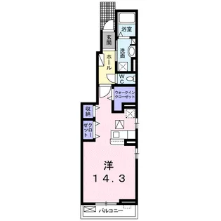 ライゼ長良 A【1階】の間取り