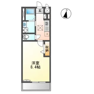 ELEGANZ(エレガンズ)【105号室】の間取り