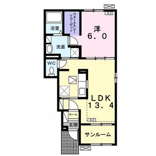アルティザン・グレコ【1階】の間取り