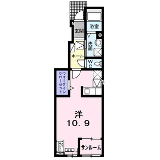 メゾン ド フランⅡ A【1階】の間取り