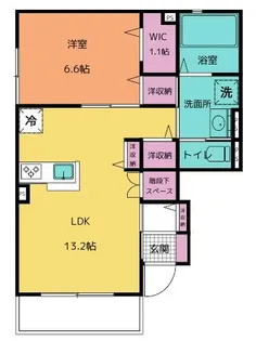 ホワイト【101号室号室】の間取り