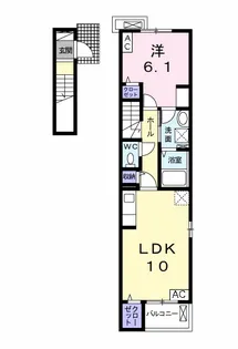 グラン・スイート Ⅱ【2階】の間取り