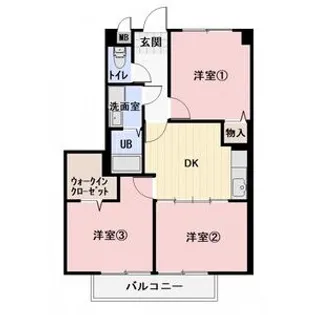 ハイツフラワーガーデンソルボンヌ【1階】の間取り