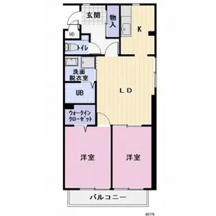 ハイツフラワーガーデンソルボンヌ【2階】の間取り