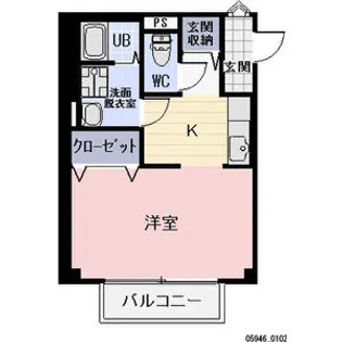 フェルテKK【1階】の間取り