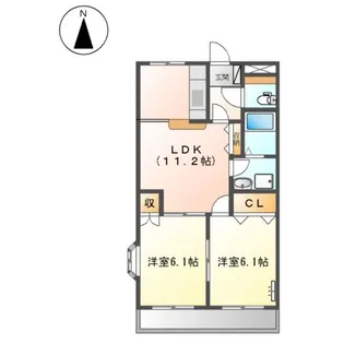 ファミーユ【3階】の間取り