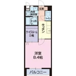 シャルリラ【1階】の間取り