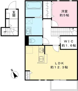 ユアメゾン則武【201号室号室】の間取り