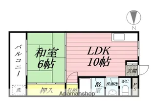 レジデンス鷲見【3階】の間取り