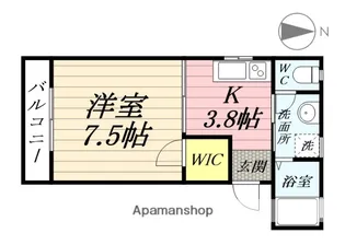 FM TOWN【2階】の間取り