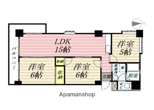 ハイタウンみずほⅡ【8階】の間取り