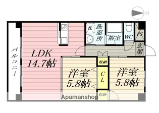 本郷マンション【2階】の間取り