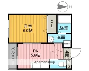 壹進荘【2階】の間取り