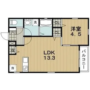 AZUR美園【3階】の間取り