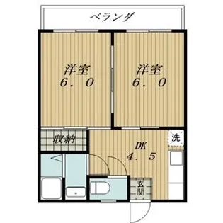 第3丸喜ビル【201号室】の間取り