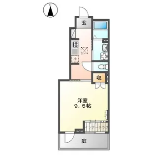 ルイ・リッシュ【103号室】の間取り