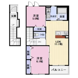 ANRI【2階】の間取り