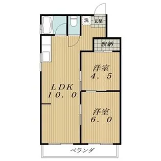 道三ビル【4階】の間取り