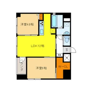 AZMOND【5階】の間取り