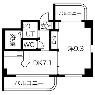 T’S IORI【4階】の間取り