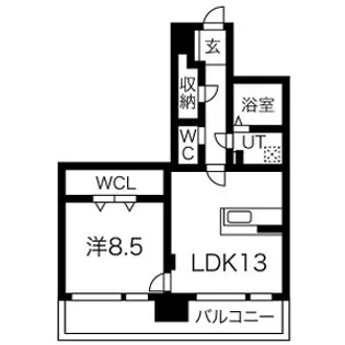 ペリエ ジュエ【4階】の間取り