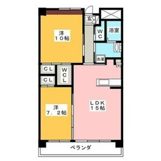 ラ・ミノールIII【5階】の間取り