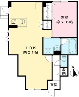 レクシアメゾン【1階】の間取り