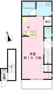 レクシアメゾン【202号室号室】の間取り