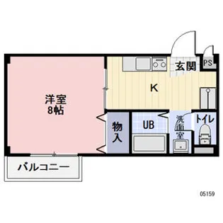 メゾンサンティエン【2階】の間取り