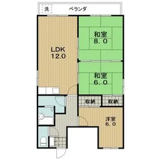 エステートピア【5階】の間取り