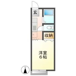 サンシティー井上Ⅱ【2階】の間取り