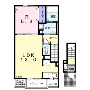 ヴィラ グロリア【2階】の間取り