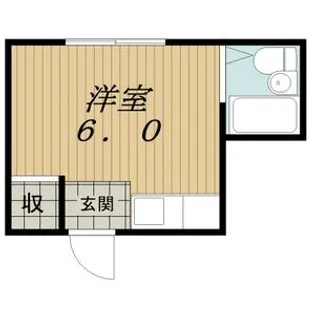 コーポラス長良【2階】の間取り