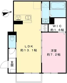 WISTERIA東鶉【2階】の間取り