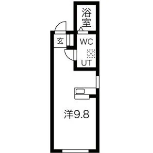 1Rの間取り画像