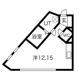 1Rの間取り画像