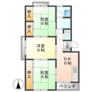 須賀第2ビル【3階】の間取り