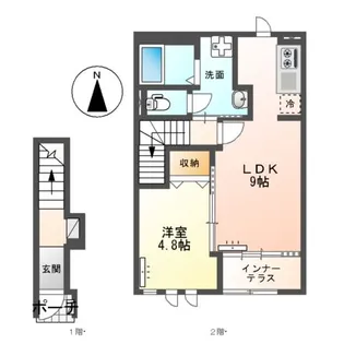 WARM(ヴァルム)【2階】の間取り