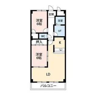 ヴィラ・クリモト【3階】の間取り