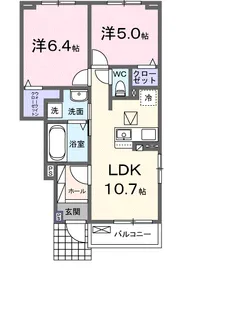 メロディTF【1階】の間取り